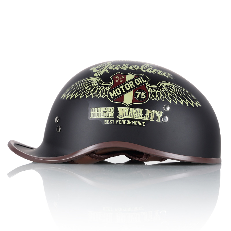 Cool Scoop Retro Motorcycle Half Face Helmet