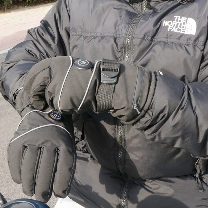 Men’s Electric Rechargeable Heated Motorcycle Gloves