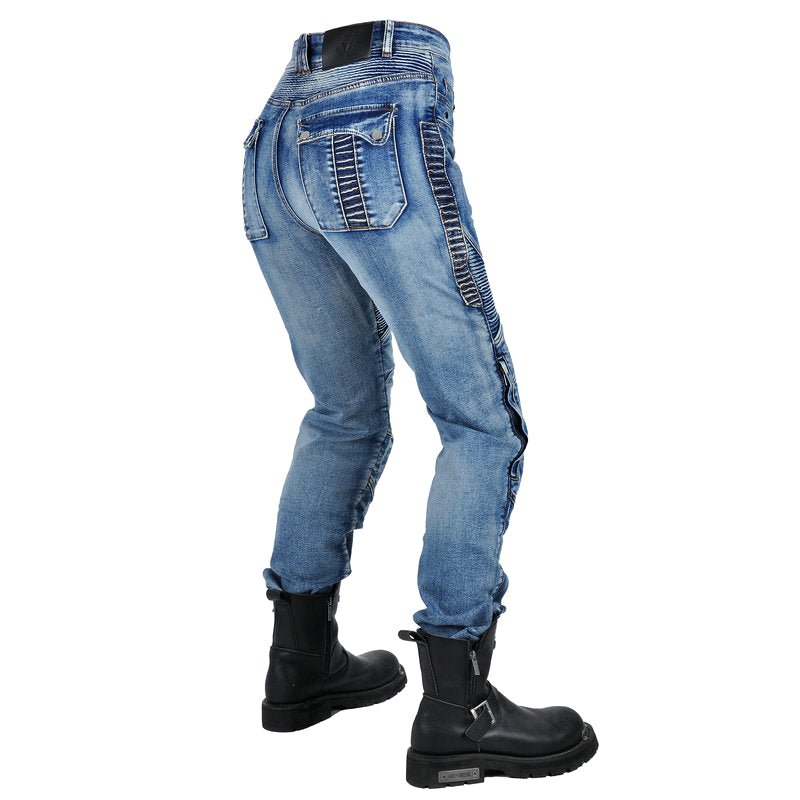 Women's Motorcycle Kevlar Tear-Resistant Denim Jeans