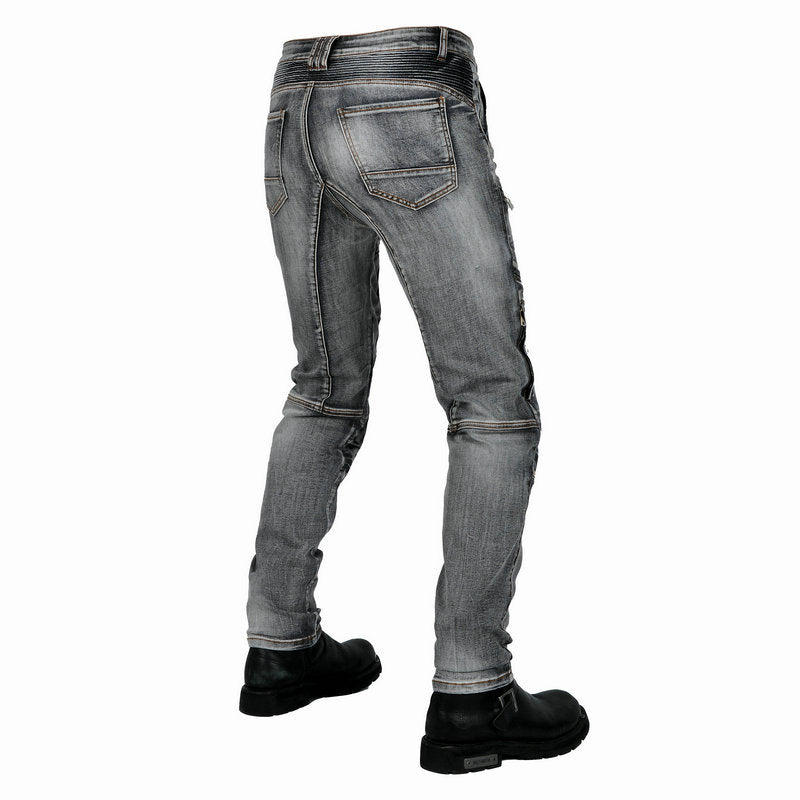 Axis 21 Men’s Stretch Denim Motorcycle Jeans