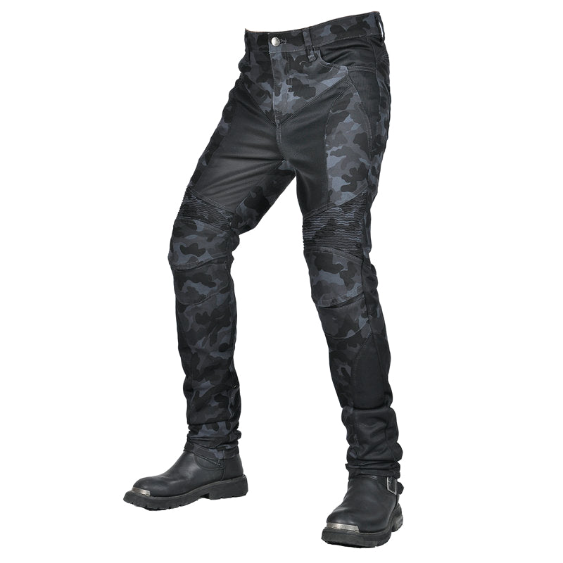 Adventure 4 Men’s Biker Jeans with CE Armor – Camo