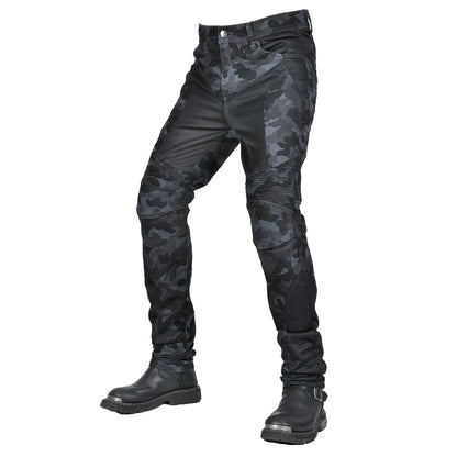 Adventure 4 Men’s Biker Jeans with CE Armor – Camo