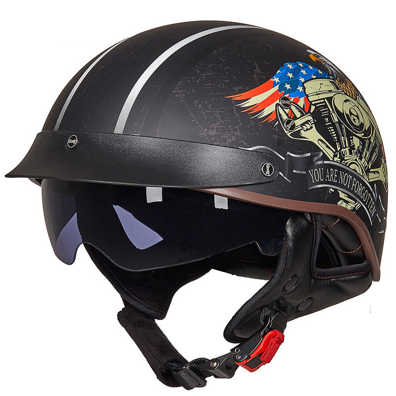 American Vintage Half Face Cruising Helmet