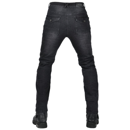 Men’s Classic Motorcycle Slim Fit Riding Jeans