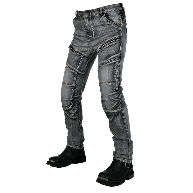 Axis 21 Men’s Stretch Denim Motorcycle Riding Jeans