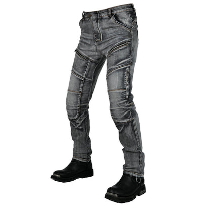 Axis 21 Men’s Stretch Denim Motorcycle Riding Jeans