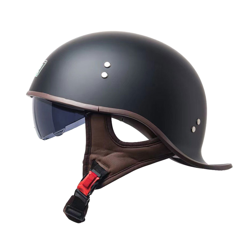 Cool Scoop Retro Motorcycle Half Face Helmet