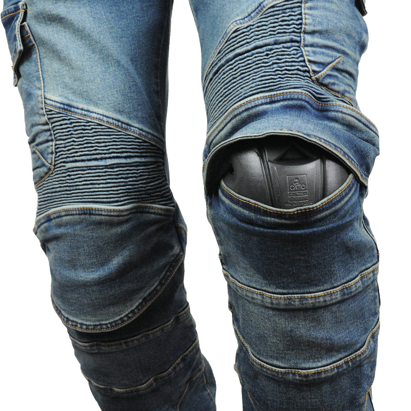 Motorcycle Off-Road Racing Denim Anti-Fall Jeans