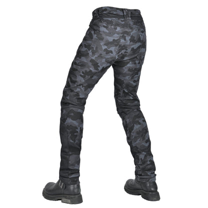 Adventure 4 Men’s Biker Jeans with CE Armor – Camo