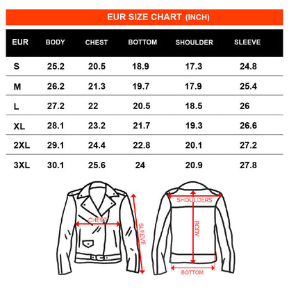 Racing Style Motorcycle Leather Jacket