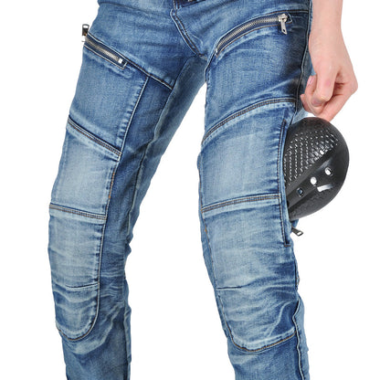 Axis 21 Women’s Stretch Denim Motorcycle Riding Jeans