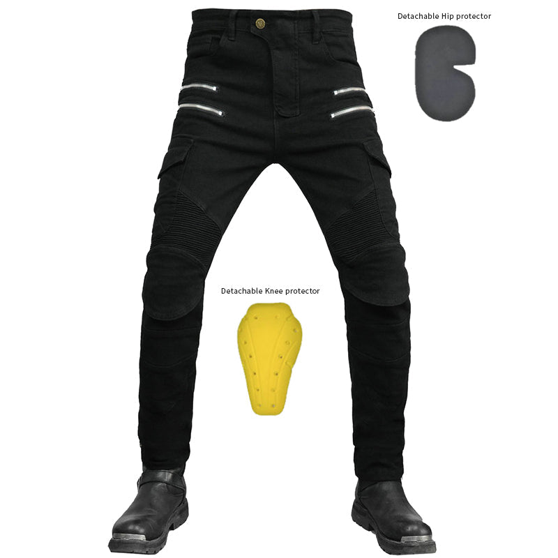 Motorcycle Off-Road Racing Denim Anti-Fall Jeans