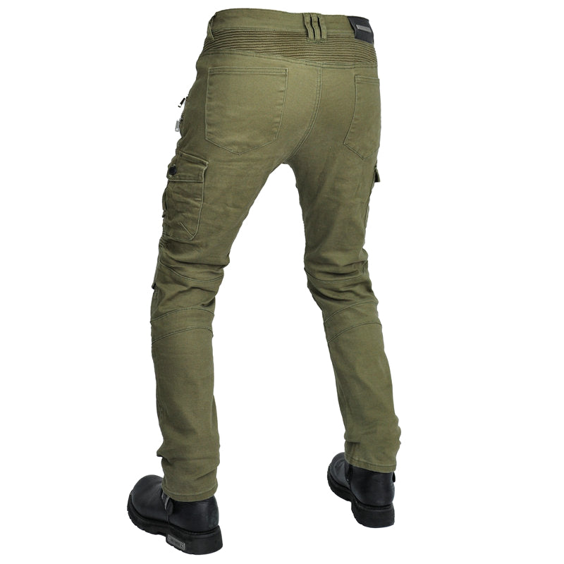 Motorcycle Racing Denim Off-road Anti-fall Pants With Protection Gear