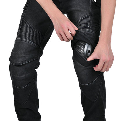 Fierce 4 Men's Winter Fleece-lined Motorcycle Jeans