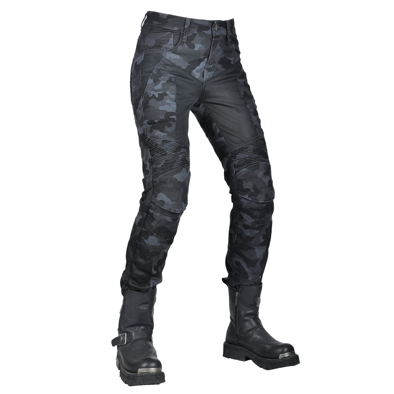 Adventure 4 Women’s Biker Jeans with CE Armor – Camo