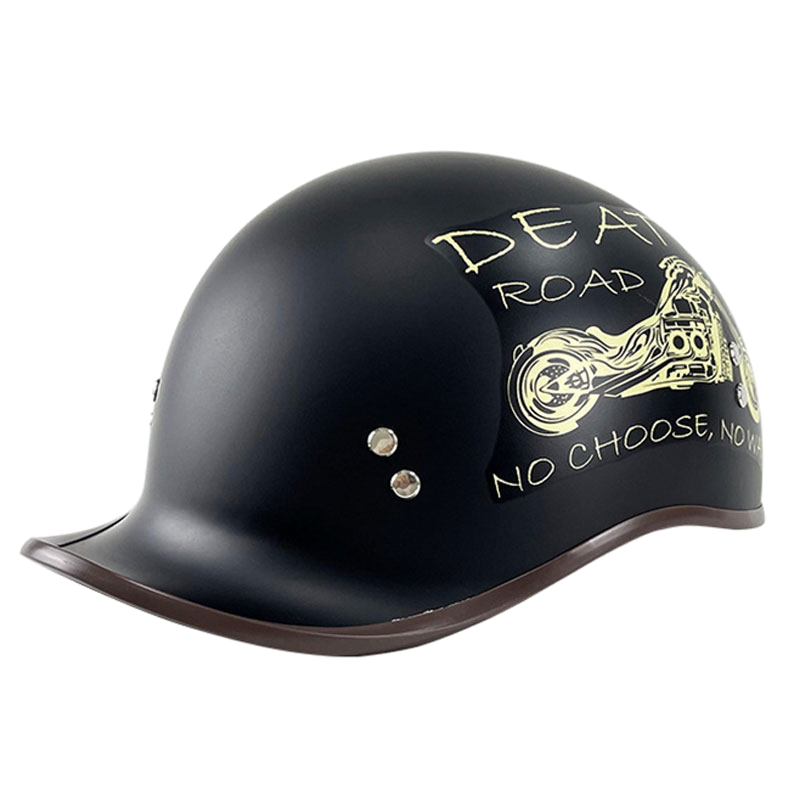 Cool Scoop Retro Motorcycle Half Face Helmet