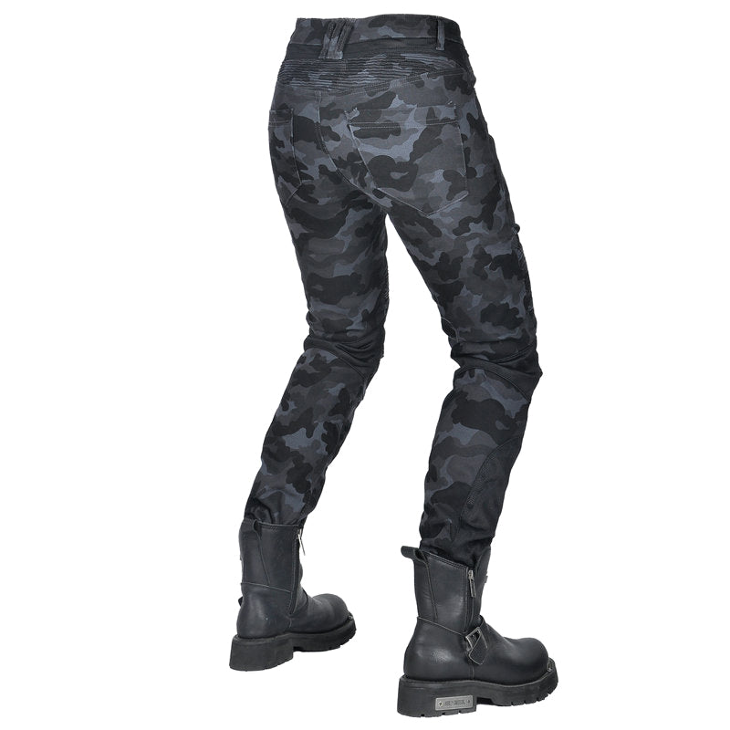 Adventure 4 Women’s Biker Jeans with CE Armor – Camo
