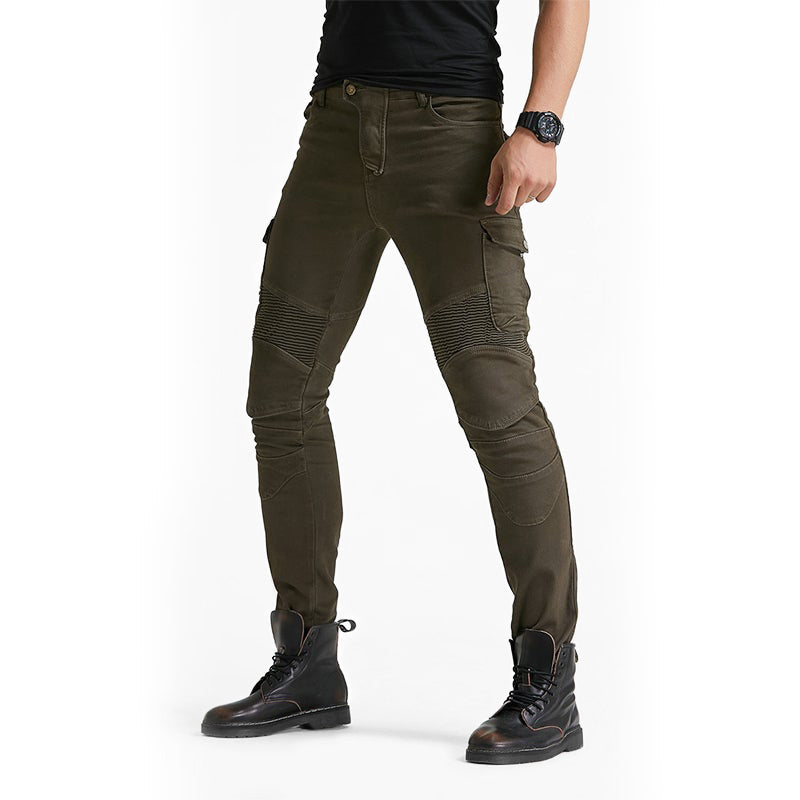 LB1 Motorcycle Riding Jeans with CE Certified Knee Hip Armor Protector - Best Seller