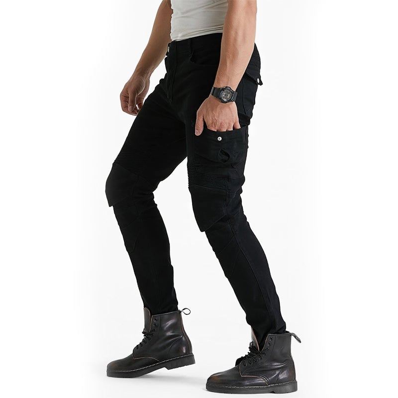 LB1 Motorcycle Riding Jeans with CE Certified Knee Hip Armor Protector - Best Seller