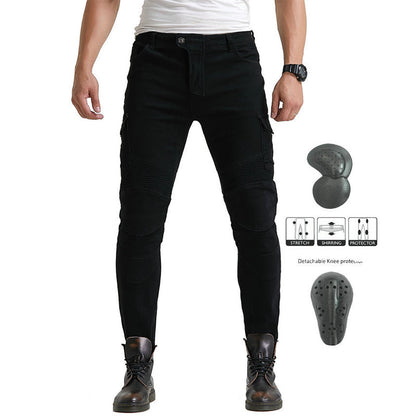 LB1 Motorcycle Riding Jeans with CE Certified Knee Hip Armor Protector