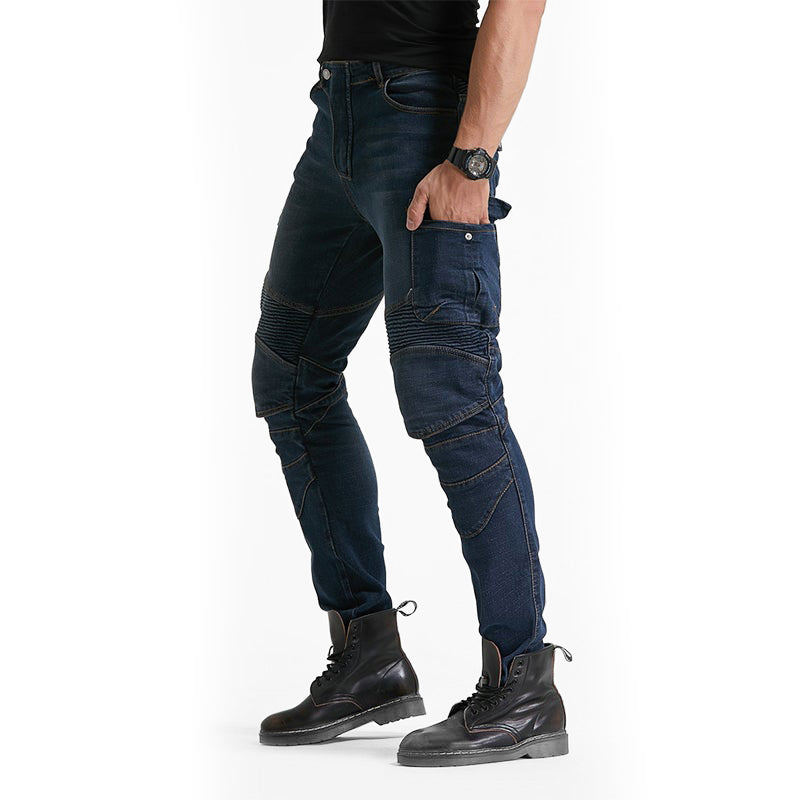 LB1 Motorcycle Riding Jeans with CE Certified Knee Hip Armor Protector - Best Seller