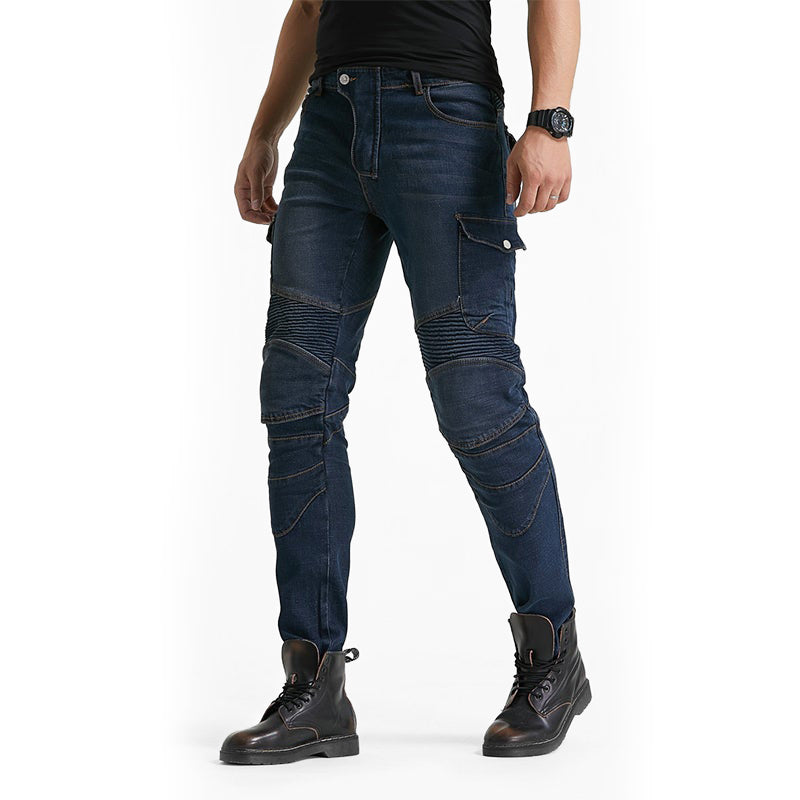 LB1 Motorcycle Riding Jeans with CE Certified Knee Hip Armor Protector - Best Seller