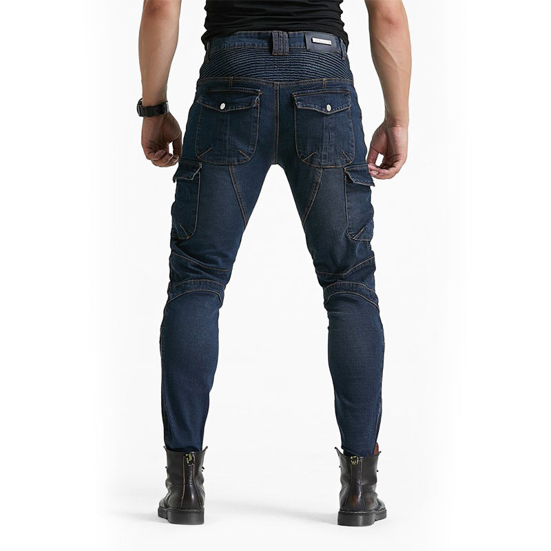 LB1 Motorcycle Riding Jeans with CE Certified Knee Hip Armor Protector - Best Seller