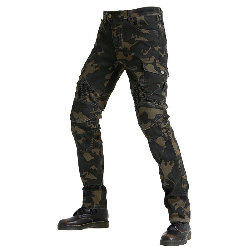 LB1 Motorcycle Riding Jeans with CE Certified Knee Hip Armor Protector