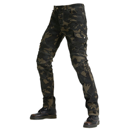LB1 Motorcycle Riding Jeans with CE Certified Knee Hip Armor Protector