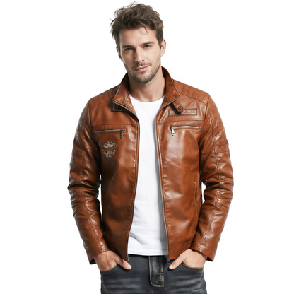 Biker Forward Men's Leather Jacket