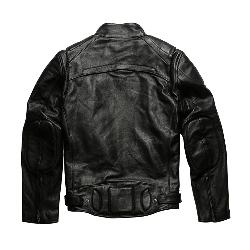 Biker Forward Genuine Leather Motorcycle Jacket