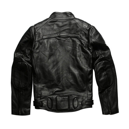 Biker Forward Genuine Leather Motorcycle Jacket