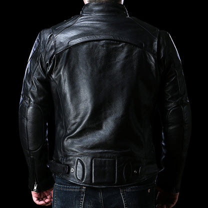 Biker Forward Genuine Leather Motorcycle Jacket