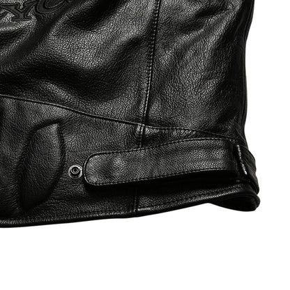 Biker Forward Genuine Leather Motorcycle Jacket
