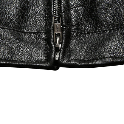 Biker Forward Genuine Leather Motorcycle Jacket