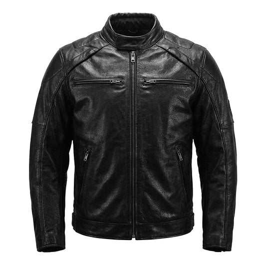 Biker Forward Genuine Leather Motorcycle Jacket