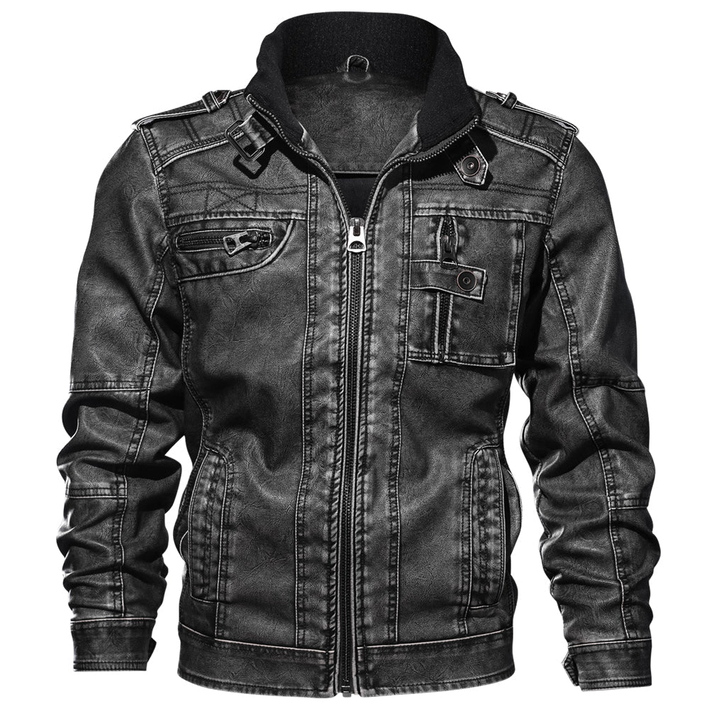 Motock Biker Leather Jacket