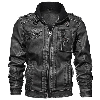 Motock Biker Leather Jacket