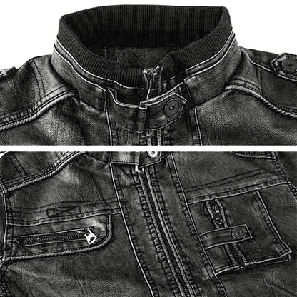 Motock Biker Leather Jacket