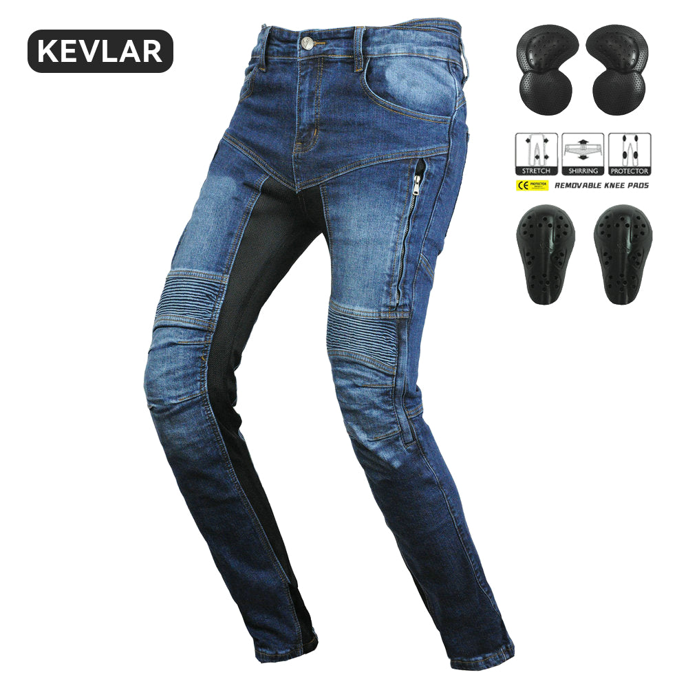 Vigilance 74 Kevlar Summer Jeans with Protection Gear