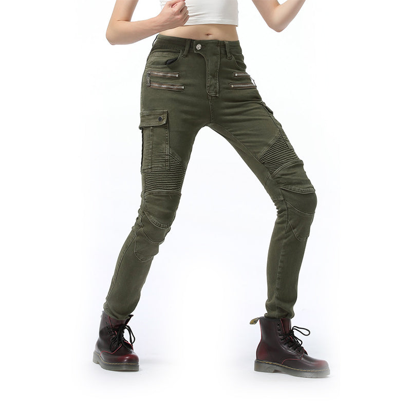 Fierce 4 Women's Motorcycle Jeans with Armor Protector