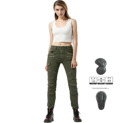 Fierce 4 Women's Motorcycle Jeans with Armor Protector