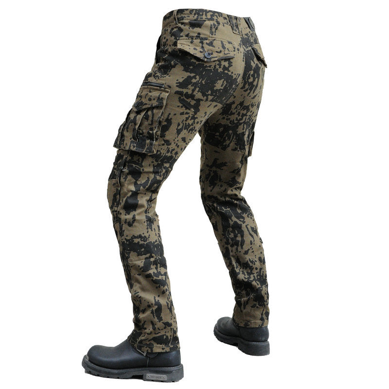 Force 11 Men's Motorcycle Pants with Armor fit All Seasons