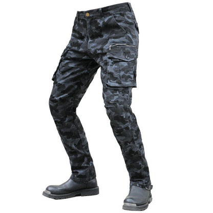 Force 11 Men's Motorcycle Pants with Armor fit All Seasons