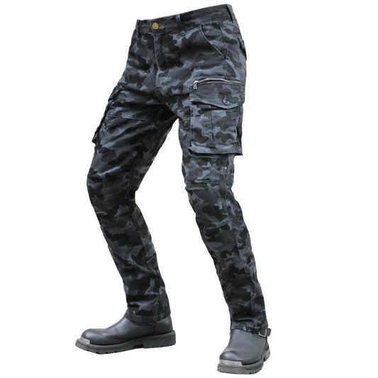 Force 11 Men's Motorcycle Pants with Armor fit All Seasons