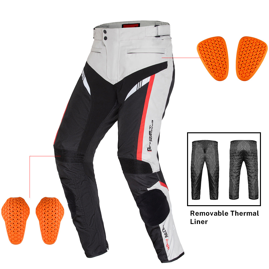 All Seasons Armored Motorcycle Pants