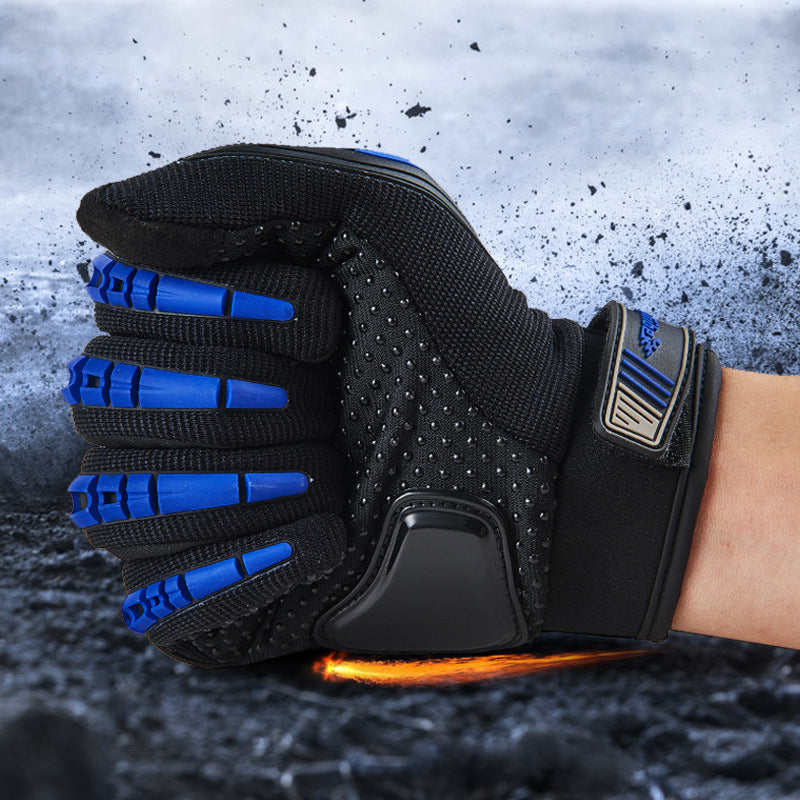 Motocross Gloves with Protective Gear Racing Gloves
