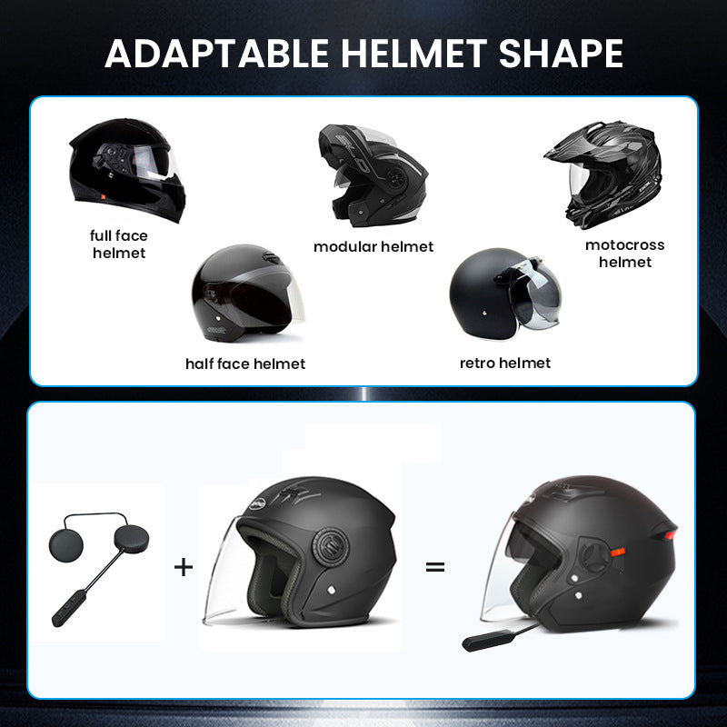 Q7 Bluetooth Headset For Motorcycle Helmet