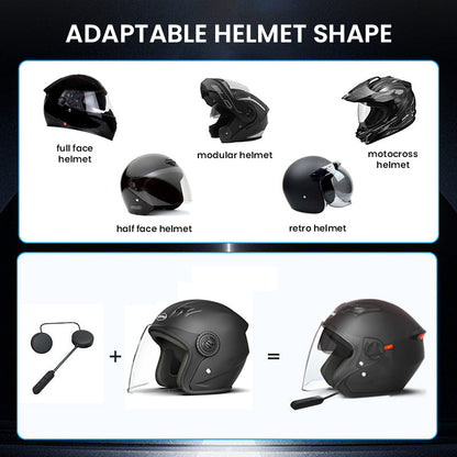 Q7 Bluetooth Headset For Motorcycle Helmet