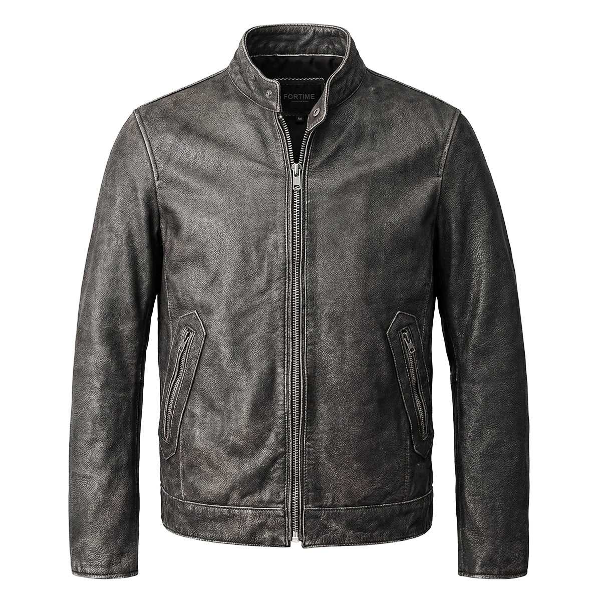 Casual Vintage Motorcycle Leather Jacket